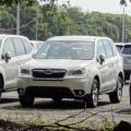 Новая модель Subaru Forester попала в объектив камеры папарацци 